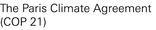 The Paris Climate Agreement (COP 21) 